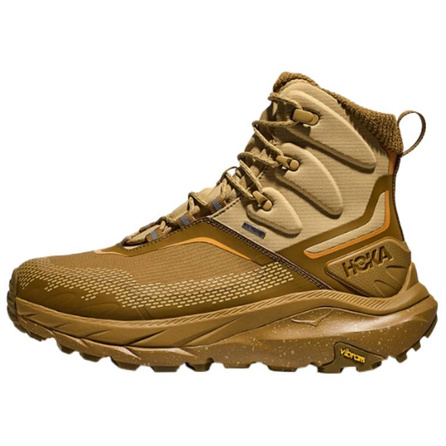 HOKA ONE ONE Kaha 2 Fabric Synthetic Leather FROST GTX Soft Comfortable Slip Resistant Waterproof Breathable Warm High Top Hiking Shoes Men's Brown