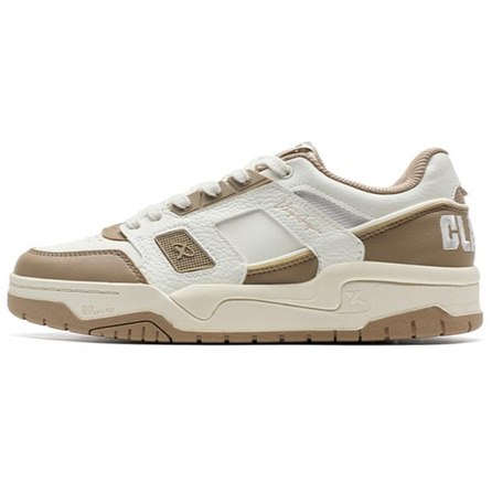 Xtep New Radiance Fashion Comfortable Slip-Resistant Wear-Resistant Low-Top Skate Shoes Men's White Brown