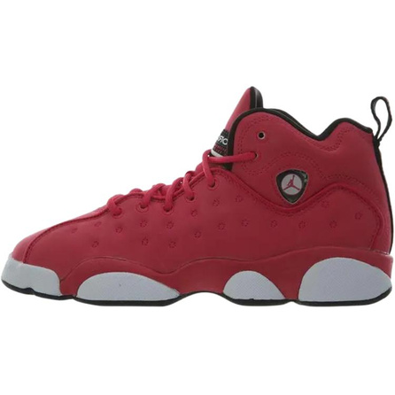 Jordan Jumpman Team II Comfort Fit Mid-Top Kids Basketball Shoes Red Youth