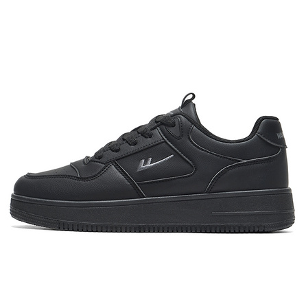 Warrior Air Force 1 Casual Versatile Sports Trendy Comfortable Couple Thick Sole Heightening Low-Top Skate Shoes Unisex Black