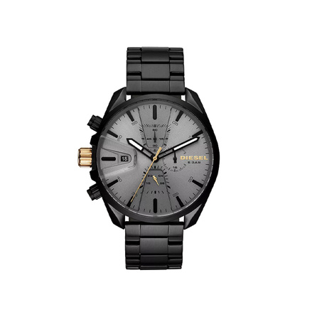 DIESEL Watch Quartz Movement Stainless Steel Strap 54mm Gray Dial Men's Watch 50m Water Resistant