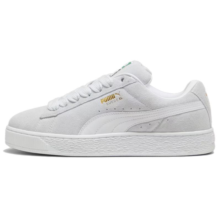 PUMA Suede XL Anti-Slip Wear-Resistant Low-Top Skateboard Shoes Unisex White