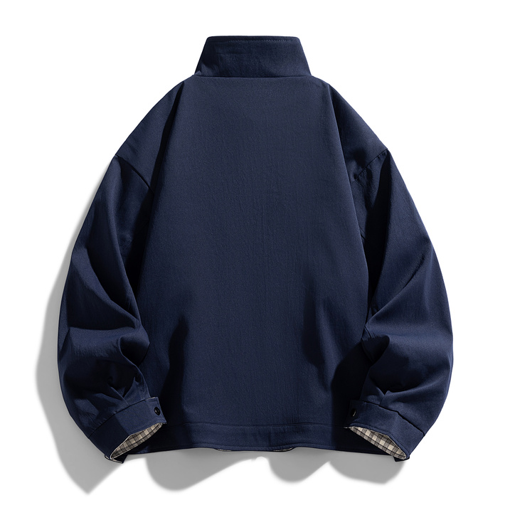Dickies American Retro Washed Workwear Stand Collar Top Classic Horseshoe Brand Logo Urban Techwear Fashion Versatile Street Trendy Genderless Commute Windproof Comfortable Casual High Street Jacket Unisex