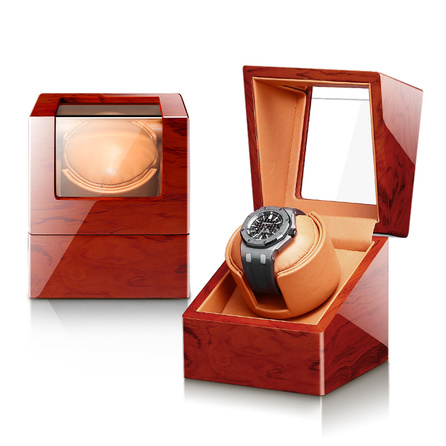 M&Q 1/2/2+3/4/4+6 Watch Winder, Silent Anti-Magnetic Automatic Mechanical Watch Winder & Storage Box, Home Use, Multi-Color, Unisex