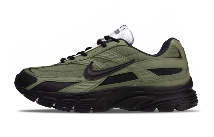 [Custom Sneakers] Nike Initiator 'Green Mango Off-Road' Retro Design Comfortable Versatile Trendy Split Leather Cushioning Low-Top Running Shoes Unisex Dark Green