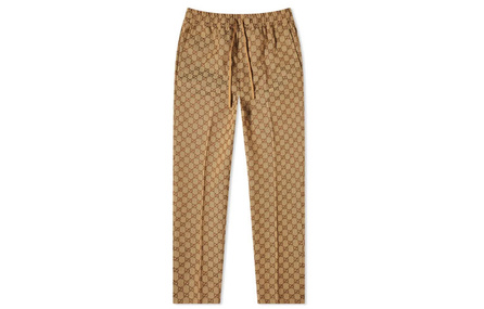 GUCCI GG Running Casual Pants Men's Camel