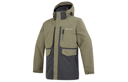Columbia Omni-Heat Water-Resistant Windproof And Rainproof Windbreaker Jacket Men's Army Green