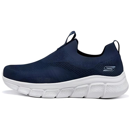 Skechers Bob's Anti-Slip Wear-Resistant Low-Top Casual Shoes Men's Blue