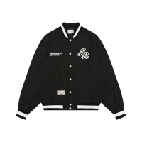 AAPE SS26 Ape Pattern Letter Embroidery Casual Jacket Baseball Jacket Men's Черный BKX