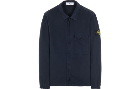 STONE ISLAND Jackets Men Night Blue Color