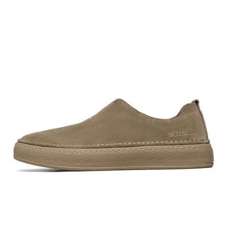 C°BANNER Split Leather Outdoor Comfortable Versatile Casual Shoes Men's Sand