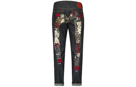 EVISU Jeans Men Denim Blue