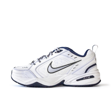 [Custom Sneakers] Nike Air Monarch 4 'Fly With You' Versatile Slip-Resistant Wear-Resistant Low-Top Dad Shoes Unisex White
