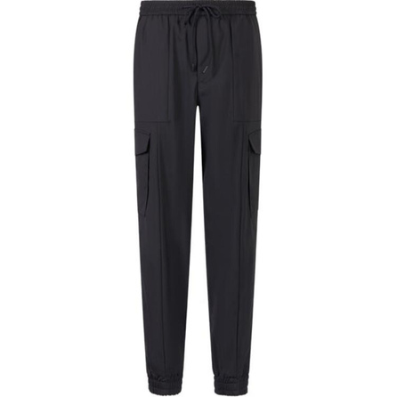 Paul & Shark Yachting Large Pocket Solid Color Comfortable Simple Versatile Casual Pants Men's Black