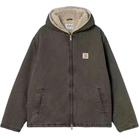 Carhartt WIP Zip Hooded Vintage Brand Logo Regular Long Sleeve Loose Jacket Unisex