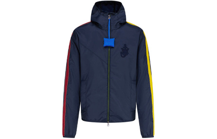 MONCLER GENIUS SS21 Windproof Hooded Long Sleeve Jacket Unisex Blue