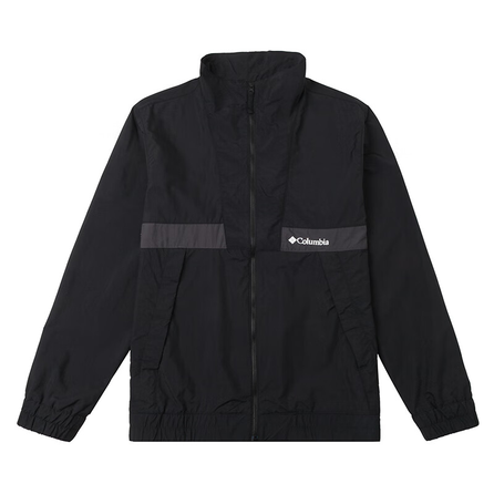 Columbia Men's Fashion Casual Long Sleeve Stand Collar Jacket Black