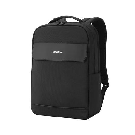 SAMSONITE CHIRON Wrinkle-Resistant Wear-Resistant Fabric & Synthetic Leather Backpack Men's Black