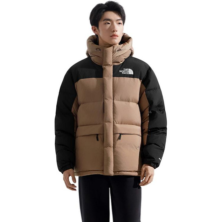 THE NORTH FACE ICON Hmlyn Logo Colorblock Water-Repellent 550-Fill Loose Hooded Down Jacket Men's