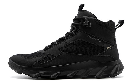 Ecco Drive Cushioned Waterproof And Breathable High-Top Hiking Shoes Men's Black
