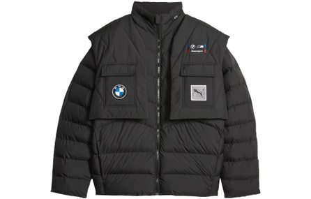 PUMA BMW M Motorsport Puffer Jackets Unisex Black
