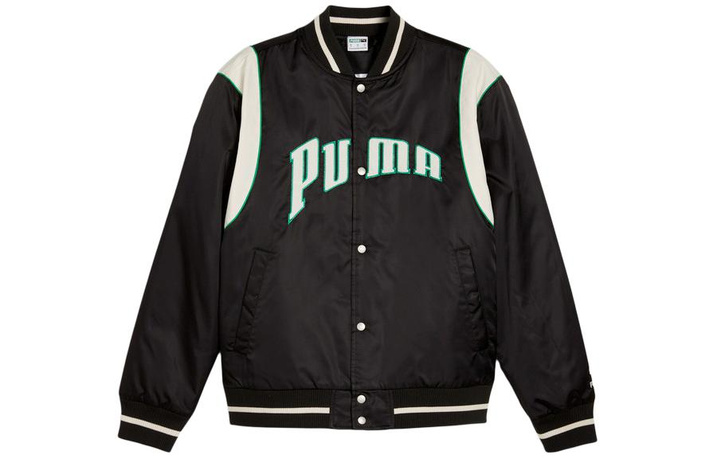 PUMA Baseball Jacket Unisex Black