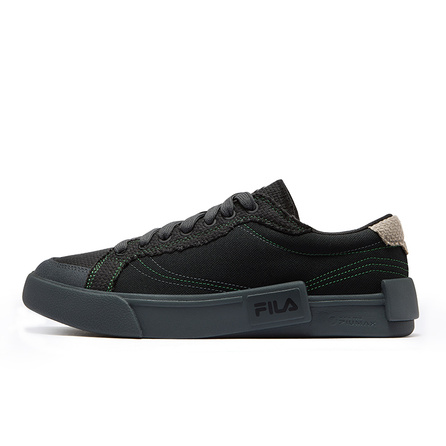 FILA FUSION POP Autumn Patchwork Fashion Canvas Shoes Men's Black