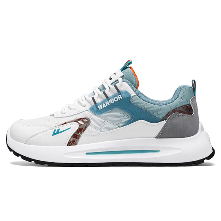 Warrior Daily Commute Forrest Gump Shoes Comfortable Fashion Wear-Resistant Lightweight Heightening Low-Top Casual Lifestyle Shoes Men's