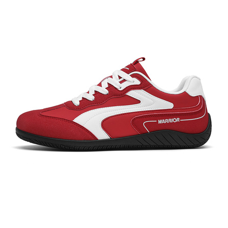 Warrior Racing Shoes Fashion Minimalist Trendy Versatile Daily Commute Universal Comfort Wear-Resistant Lightweight Low-Top Casual Lifestyle Shoes Men's