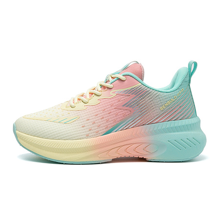 BIANSULONG Running Shoes Unisex Low-Top Pink Yellow