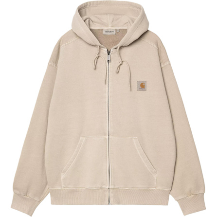 Carhartt WIP Hooded Nelson Jacket Loose Square Label Kangaroo Pocket Zip Long Sleeve Jacket Men's
