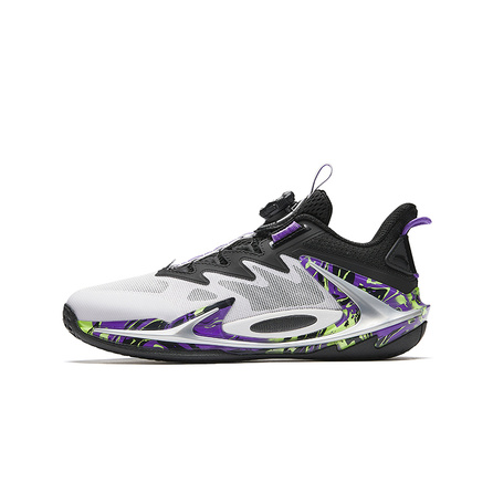 Anta Kids Qingkuang-Ci 'Poison Sting' Professional Sports Training Trendy Versatile Comfortable Anti-Slip Wear-Resistant Breathable Support Low-Top Children's Basketball Shoes