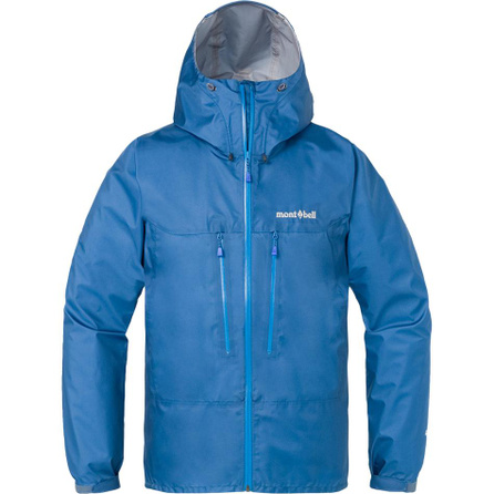 MONTBELL Color Block Logo Hooded Zipper Long Sleeve Jacket Coat Men's