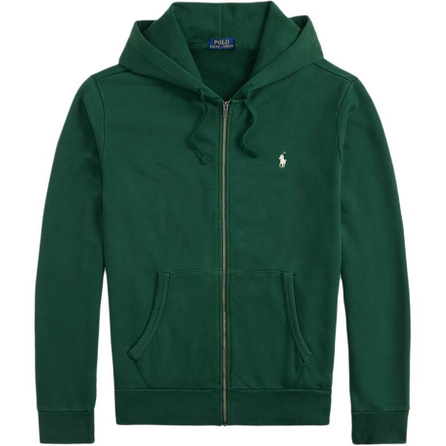 Polo Ralph Lauren Solid Color Zip-Up Hooded Jacket Coat Men's