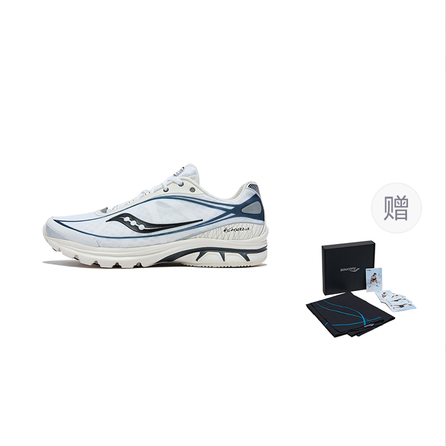 Saucony KINVARA 1 Comfortable Vintage Mesh Breathable Running Shoes Unisex White