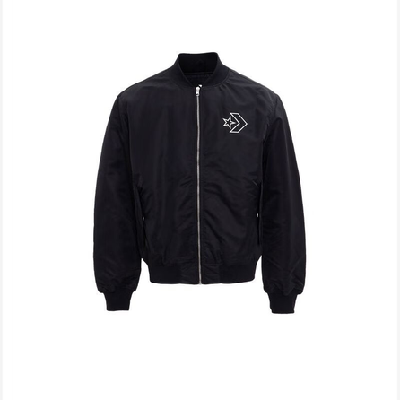 Converse Baseball Collar Brand Logo Zipper Long Sleeve Jacket Unisex