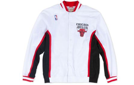 Mitchell & Ness NBA 92-93 Season Chicago Bulls Sportswear Warm-Up Training Jacket Men's White