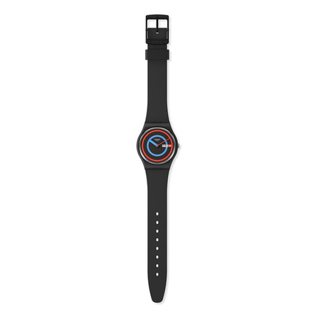 SWATCH Unisex Gent Series 34mm Black Watch SO28B706