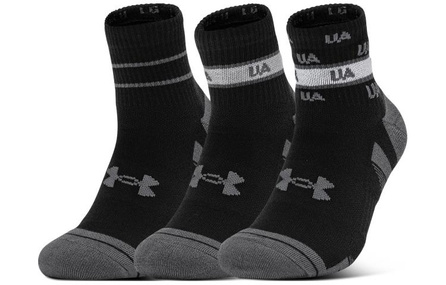 Under Armour Performance Tech Mid-Calf Socks Unisex 3 Pack Black