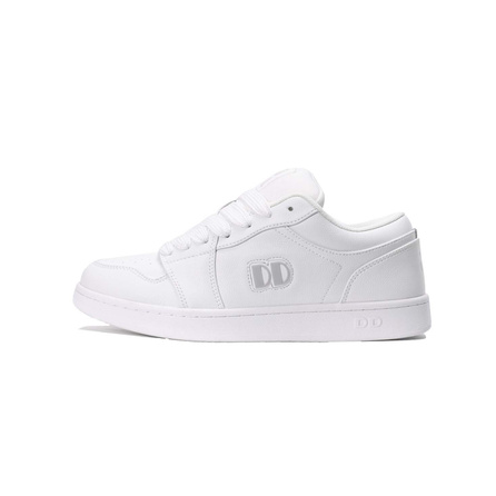 GLO BULL Skateboard Shoes Unisex Low-Top All White