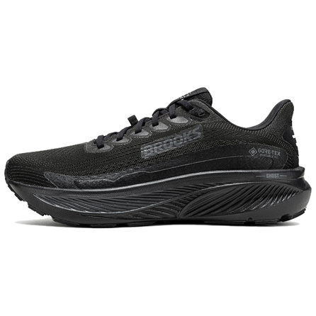 Brooks Ghost 17 GTX Comfort Cushioning Wear-Resistant Waterproof Breathable Running Shoes Men's Black