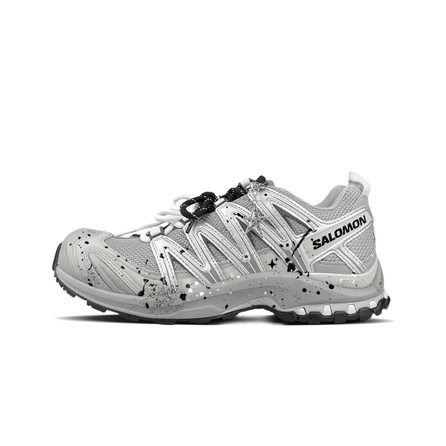 [Custom Sneakers] SALOMON XA PRO 3D Meigege Uncontrolled Brushstrokes Utility Retro Mountain Style Outdoor Sports Low-Top Trail Training Running Shoes Unisex Black Silver