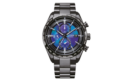 CITIZEN Attesa Series Limited Edition 100M Water Resistant Solar Quartz Movement Super Titanium Strap Men's Watch Blue Dial AT8285-68Z