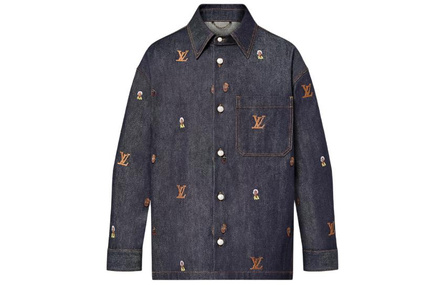 LOUIS VUITTON Embroidered Denim Overshirt Henry Taylor