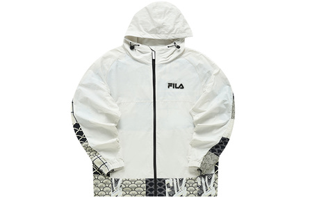 FILA FUSION TOKYO STUDIO Jacket Men's Champagne White