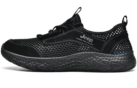 Jeep Casual Shoes Men Low-Top Black