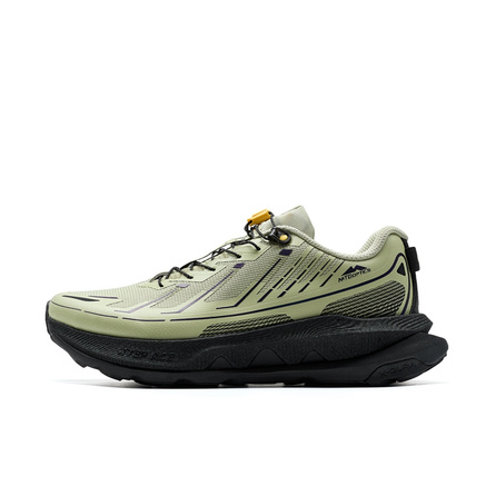 Xtep Kunlun 2.0 Trail Cushion Anti-Slip Wear-Resistant Support Low-Top Outdoor Functional Shoes Men's Moss Green/Black