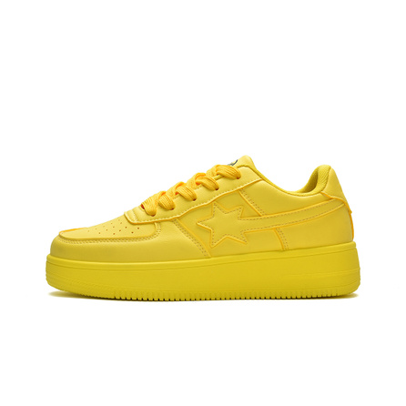 MISTERY Star Shoes Trendy Fashion Casual Versatile Platform Slip-Resistant Wear-Resistant Lightweight Breathable Low-Top Sneakers Unisex