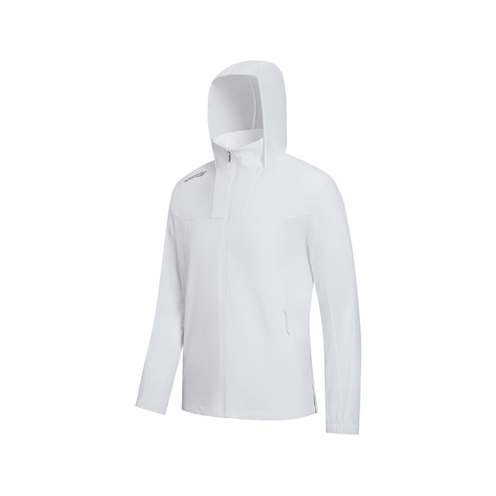 Saucony Sun-Protective Hooded Zip-Up Skin Jacket Men's