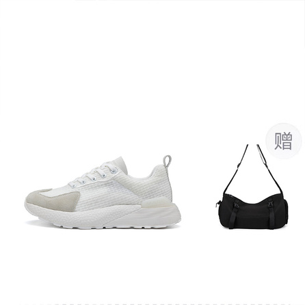 FAIRWHALE Early Autumn Outdoor Travel Classic Retro Trendy Versatile Fashion Sports Running Couple High-Value Outfit Simple Lightweight Comfortable Breathable Non-Stuffy Chunky Sole Height Increase Wear-Resistant Slip-Resistant Low-Top Casual Shoes Men's